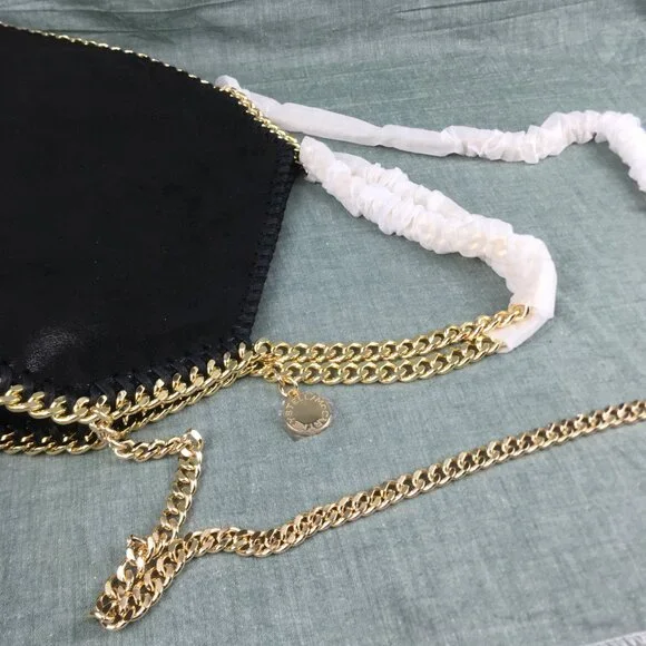 NWT Stella Mccartney Falabella Tote Bag Black - Picture 5 of 12